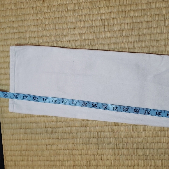 J Brand 914 Slim Straight Cigarette 5-pocket Jean, White, sz 25-26 - Picture 9 of 11